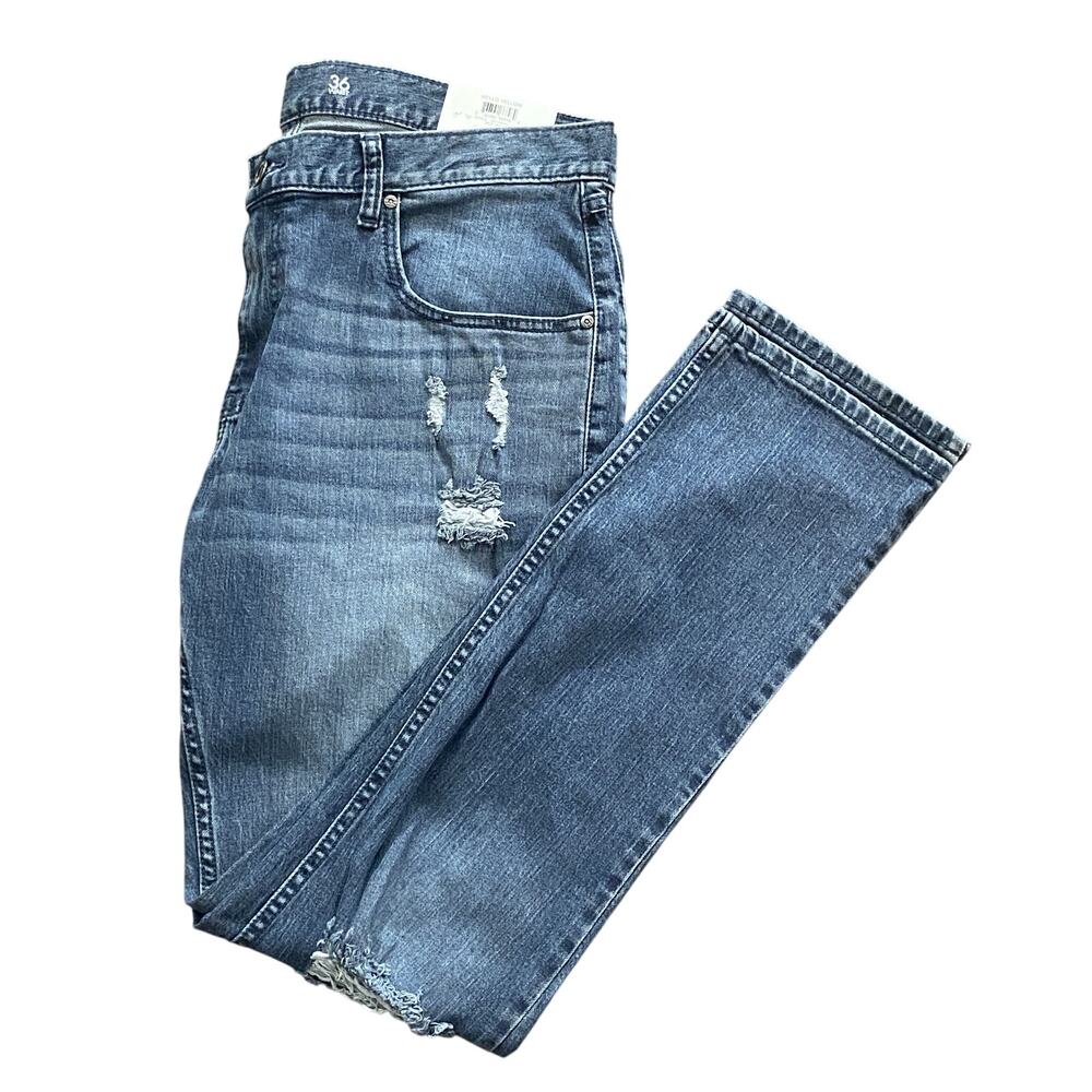 I.N.C. International Concepts Men's 36x31 Slim Straight-Fit Distressed Jeans NEW